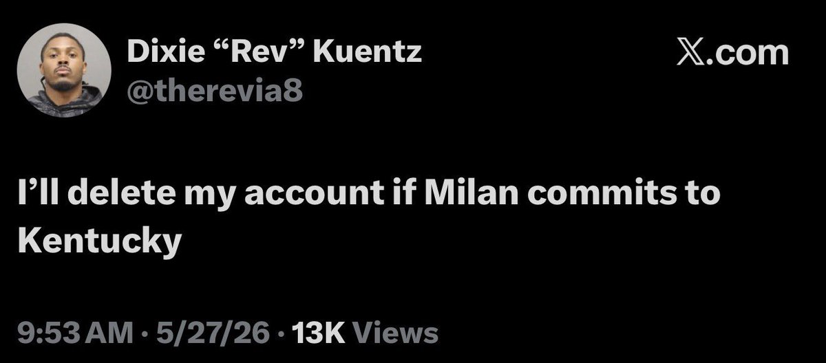 TwoKeysUrinal's tweet photo. @therevia8 I’ll stop when u delete your account. Deleting every post I reply to won’t work https://t.co/RxV1MwPfpY