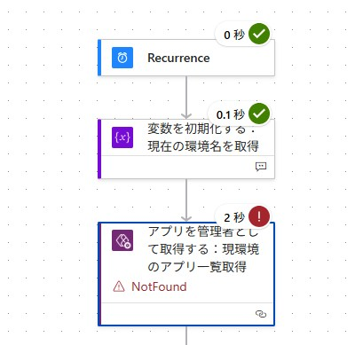 zerose3p's tweet photo. PowerAutomateのアプリを管理者として取得する（Get-AdminApps）が数日前から一部環境で失敗している……なんでや？？？ https://t.co/Dpuo4xsf1u