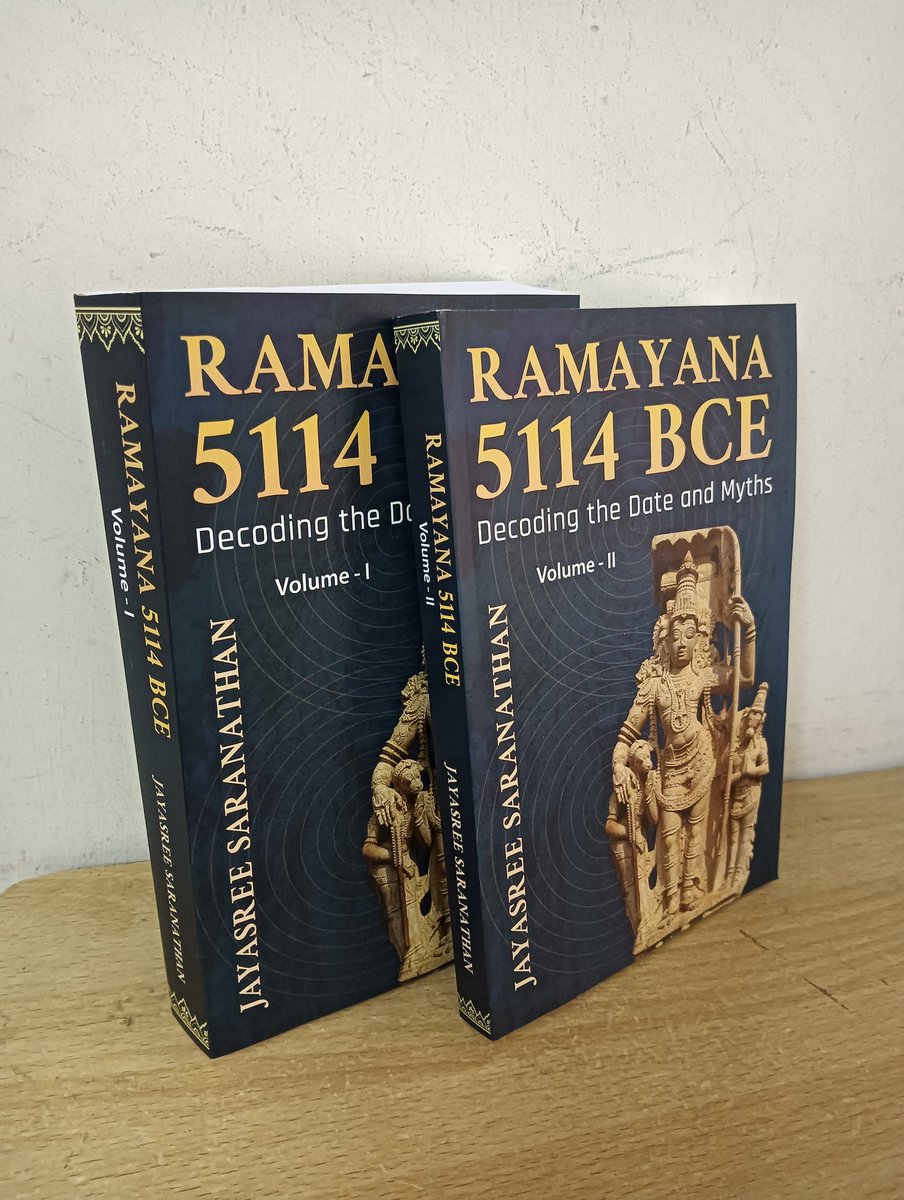 jayasartn's tweet photo. "Ramayana 5114 BCE" is not a retelling of the epic. It is an investigation based on textual evidence. Readers will encounter hundreds of questions, puzzles, contradictions, geographical references, and historical clues drawn directly from the Vālmīki Rāmāyaṇa and examined in a systematic manner.

Whether one agrees with every conclusion or not, the book invites readers to revisit the original text with fresh eyes and engage with the evidence firsthand.

Available Now

Paperback Edition
Hardbound Collector's Edition

Check this link to get details about the book: https://t.co/9wbw4UEidj

To place your order, scan the QR code or write to jayasreebooks@gmail.com 

A sample Page from the chapter "Did Ravana possess ten heads?" is attached.