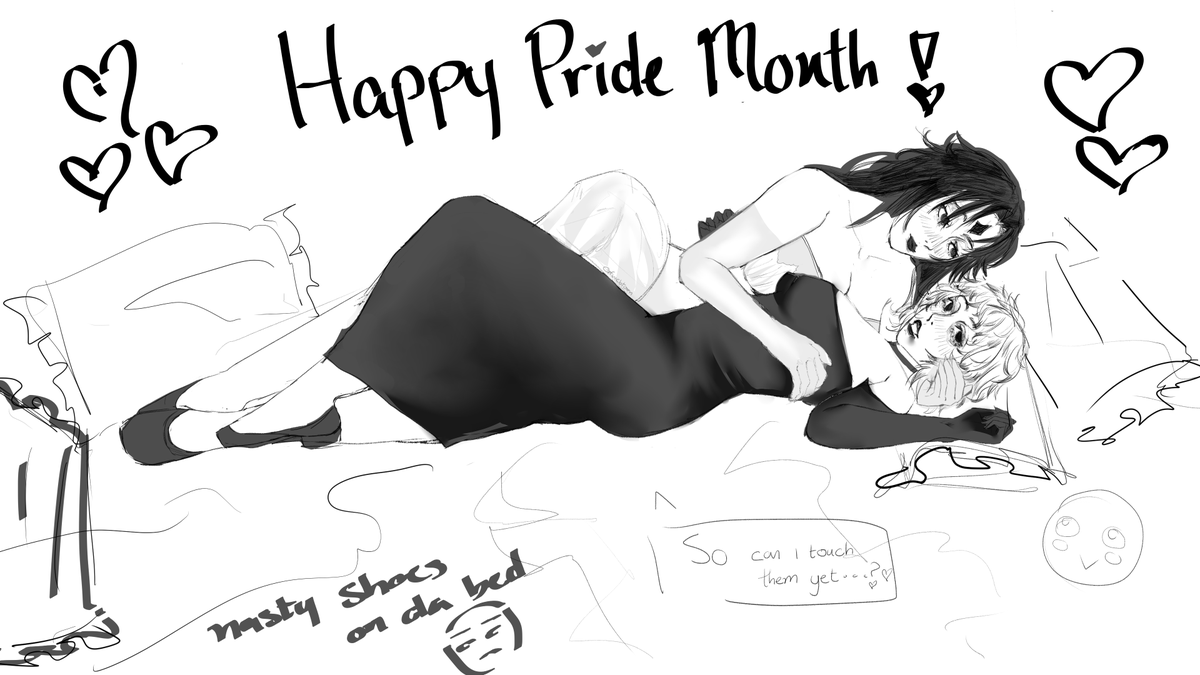 gfwebtoon's tweet photo. happy gay month cuz yk u gay and stuff
#centuria #helstri

gonna make atleast one helstri pride piece a week for all of june!! https://t.co/YCrNWOAinG