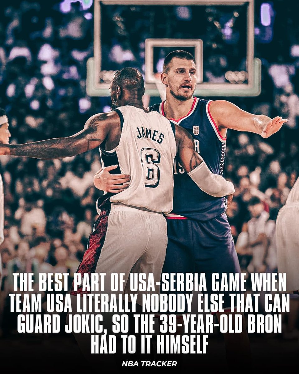 Nikosdemou's tweet photo. @GetMyShineOn1 @elliotwavesnipe @UnderdogNBA Howard guarded Jokic in the 2020 Playoffs.  And 2ndarily Davis + McGee. 
Caruso never did that, dumbazz. You've got it all mixed up in your fkn head. And now remember when the 39y old Bron guarded prime Jokic at the Paris Olympics and DESTROYED him.That's why USA won gold.Bozo https://t.co/xSkgbf0Bzl