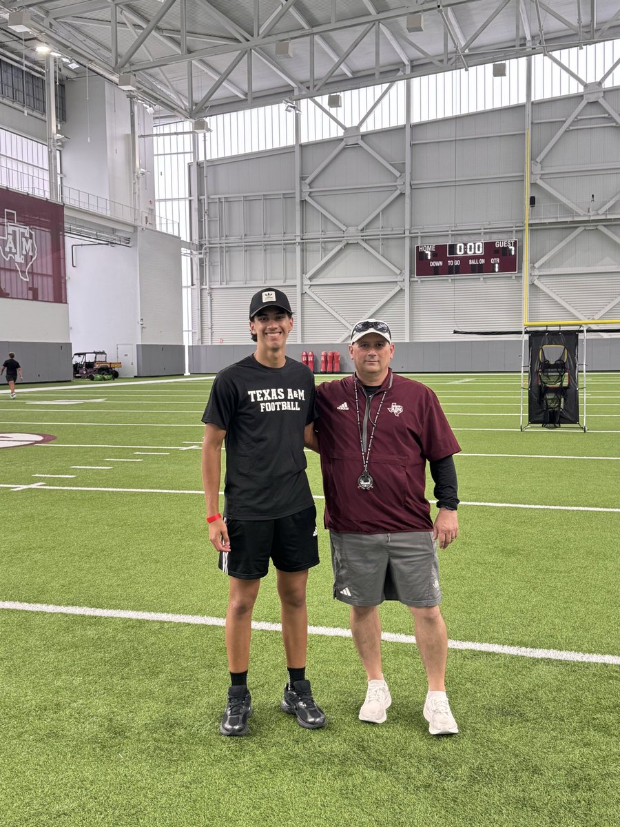 SamuelDelg1405's tweet photo. Great experience competing at the Texas A&M Specialists Camp yesterday. Reached the Field Goal Finals and finished 8-for-10.
Thank you to @Coach_Dougherty, @CoachTThompson and the Texas A&M staff for the opportunity.
@coachwoods9  @CoachKjellsten @Zinn68 @SCSharkFootball
#ClassOf2029