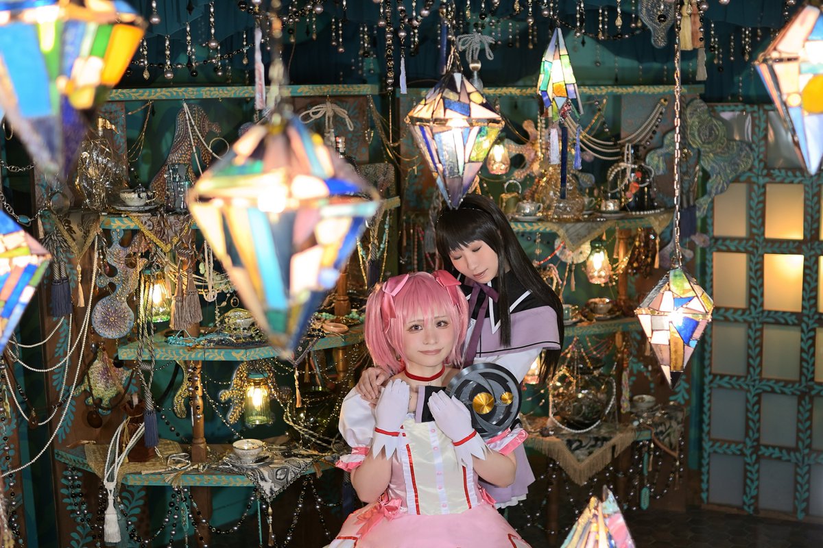 rapuko_i's tweet photo. コスプレ

魔法少女まどか☆マギカ

鹿目まどか　壇乃るに
暁美ほむら　石川らぷこ

撮影　郷 https://t.co/urusqW6Rjm