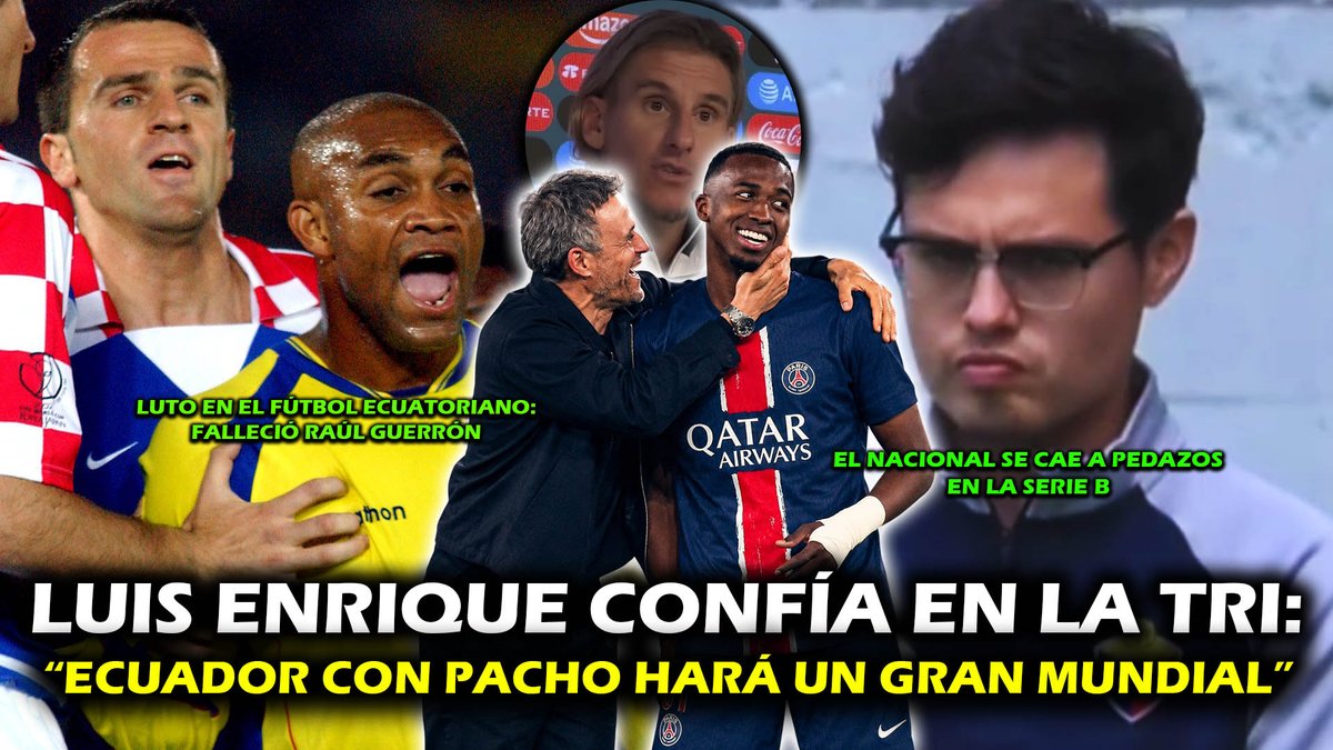 xDoTeS's tweet photo. ¡LUIS ENRIQUE CONFÍA EN QUE ECUADOR HARÁ UN GRAN MUNDIAL!

MIRA EL NUEVO VIDEO AQUÍ: https://t.co/6GtWmqgLvT https://t.co/0rPlW7lVtw