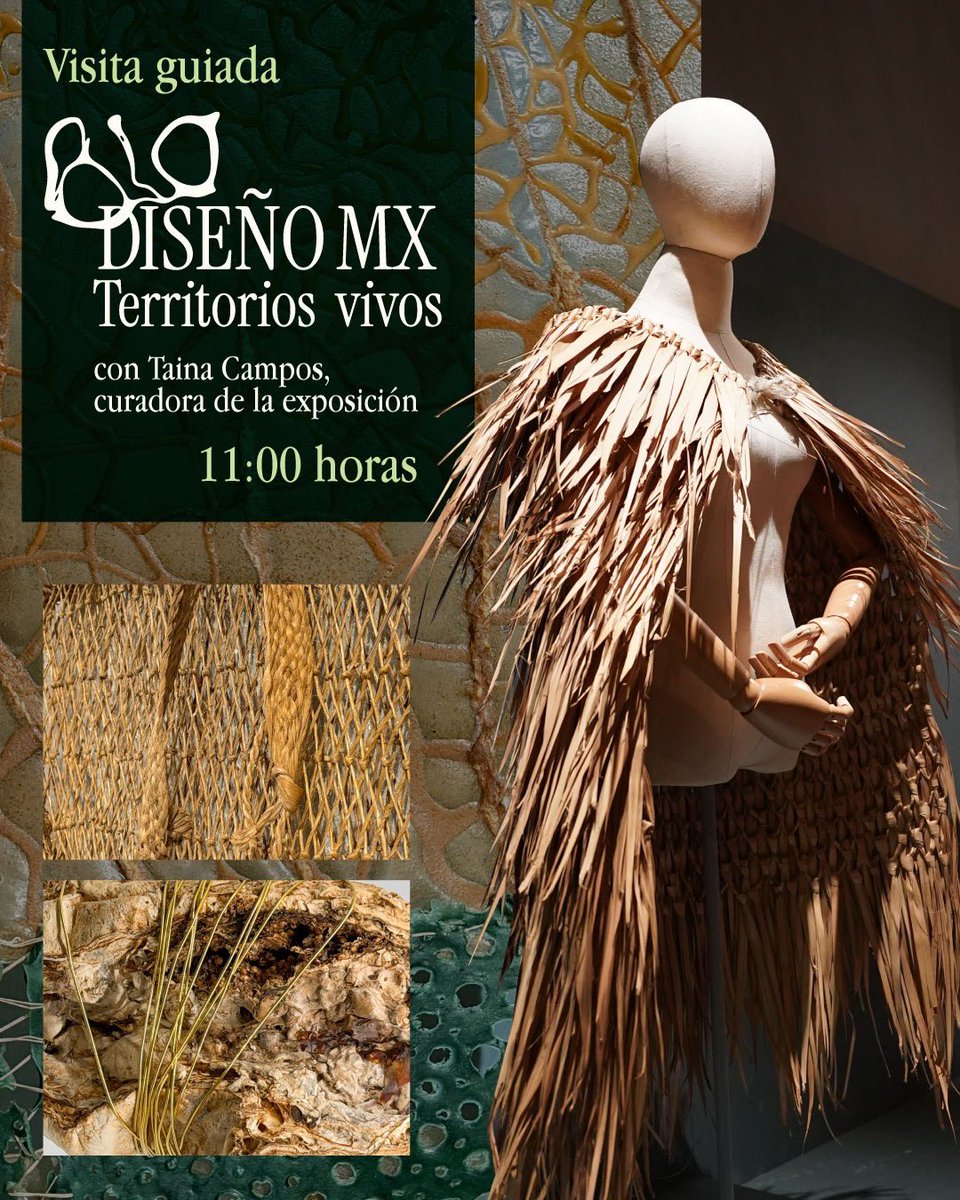 trujillojo's tweet photo. Este sábado en el @museofranzmayer dialogaremos sobre formas de crear y regenerar con y para la naturaleza desde el biodiseño y la educación, a partir de la experiencia de Taina Campos, Edith Medina y Sofía Probert, y de la @umamexico

Programa y boletos:
https://t.co/dosa6eqtJg https://t.co/tdFo2650zM