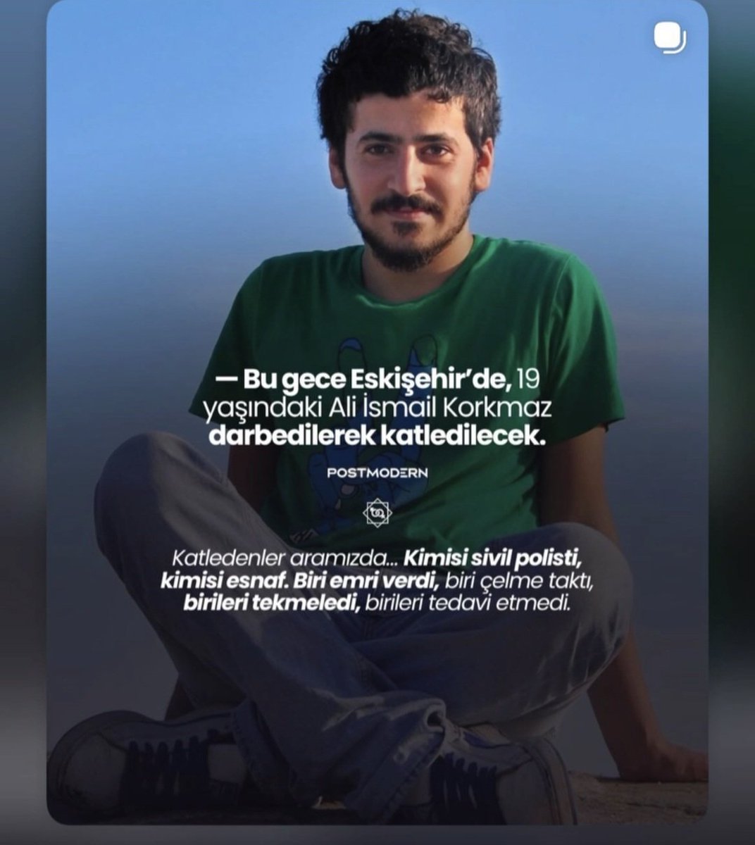 ayleance35's tweet photo. Sen korkarsın Ali İsmail KORKMAZ https://t.co/VWkt4HneEE