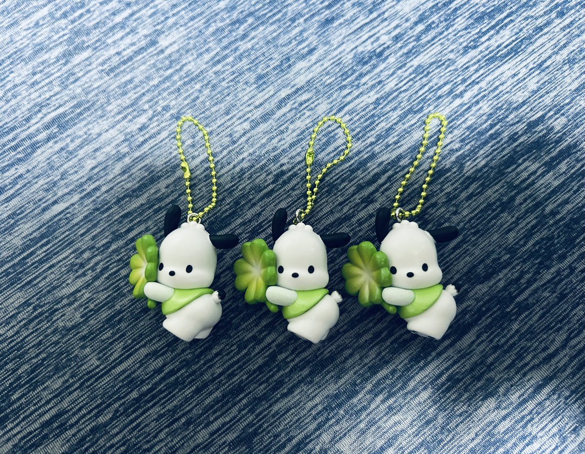 maph0907's tweet photo. よつばのクローバーマスコットのポチャッコ🍀可愛い🥰 https://t.co/wkzvX34A9M
