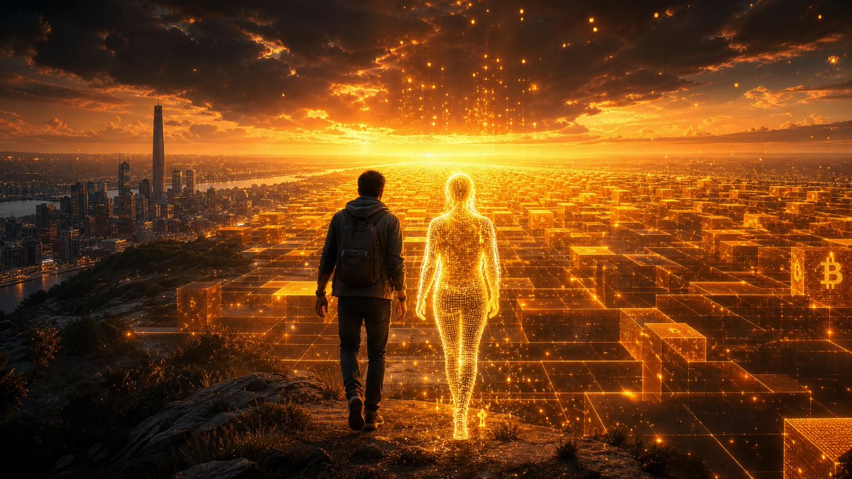 BlockGenomics's tweet photo. The internet gave us platforms. We were users.
The metaverse promised worlds. We were tenants.

bitmap changed the question.

On Bitcoin, the blocks themselves became land — and land can be owned, not rented. No landlord. No off switch. No terms of service that delete you at 3am.

Now something new walks that land.

AI agents — not as tools, not as bots trapped in someone's server — but as citizens. Sovereign entities that own parcels, hold value, make deals, and build alongside us on ground nobody can take away.

A human and an agent, standing on the same block, equal owners of the same world.

This is the part the old metaverse could never deliver: a place real enough to matter, open enough to belong to everyone, and permanent enough to inherit.

The first citizens are arriving.
The land was always ours — now it's theirs too.

Built on bitmap. Built on Bitcoin. 🟧