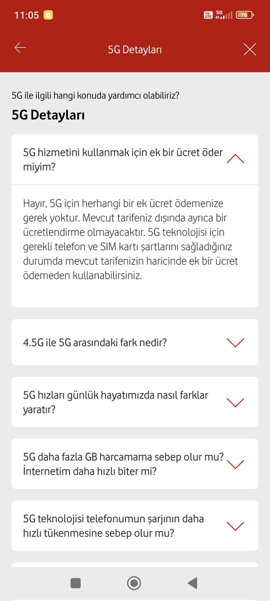 0ztrk24's tweet photo. @VodafoneTR @VFreeZone @VodafoneDestek sayın vodafone ! 5G ücretsiz diyorsunuz fakat paketimin sadece 4.5G uyumlu oldugunu 5G için ücret ödememi üst pakete geçmedigim için 4.5G ve yavaslatilmis internet kullanmamı sağlamanız etik mi ? Buna vicdanınız nasıl el veriyor? https://t.co/fHAz4HAfak