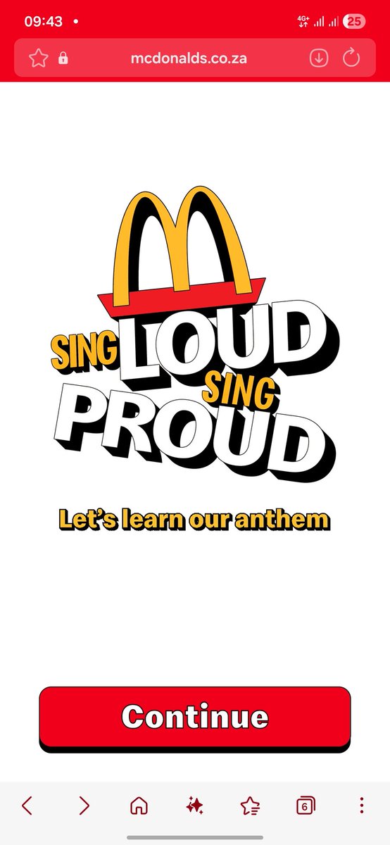 TeighKay's tweet photo. Sishota nge vuvuzela nje... @947 #mcdonaldsanthem https://t.co/1LN2Jkescf