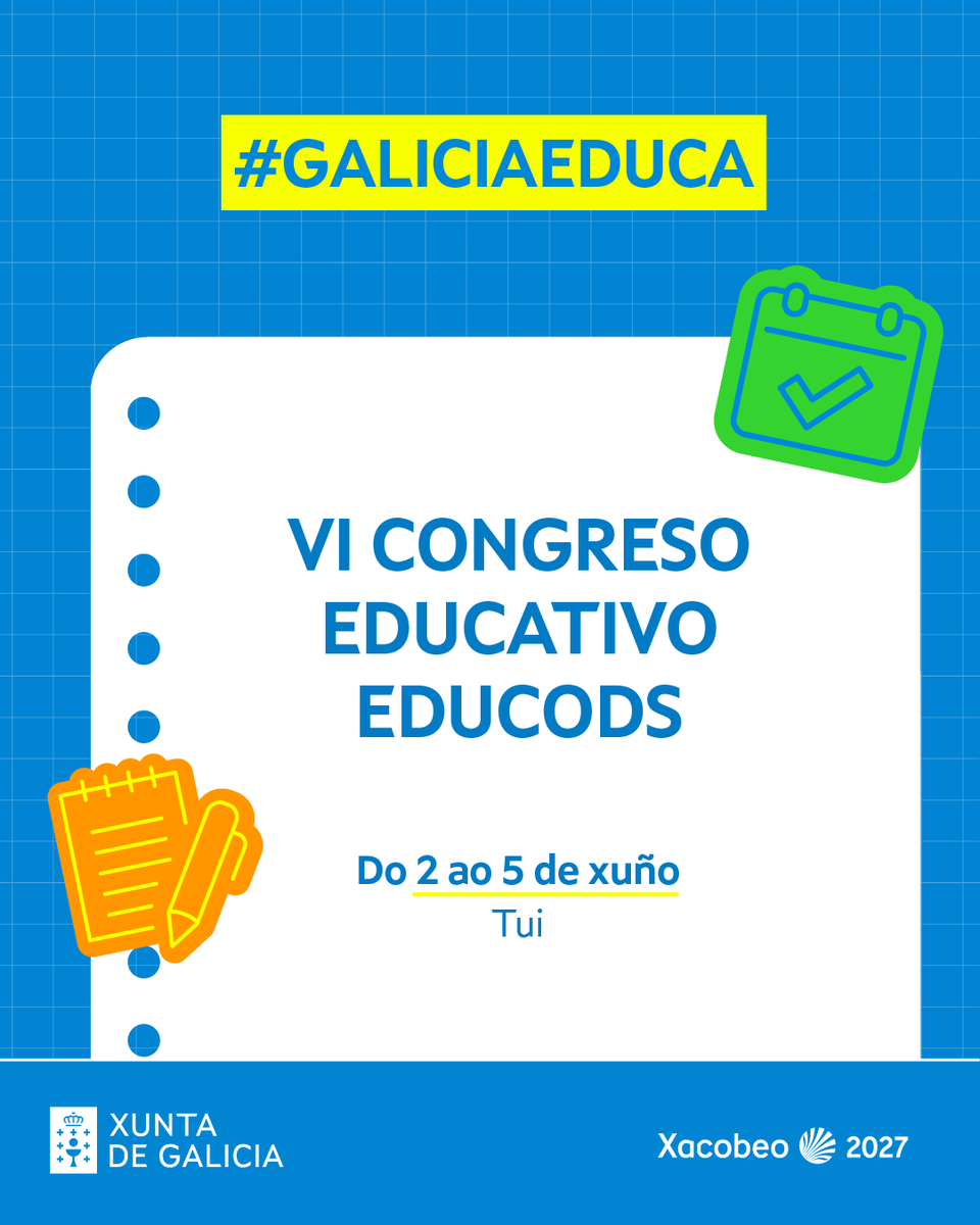 EduXunta's tweet photo. 💡 Tui énchese de ideas para mellorar o mundo!

Esta semana celébrase o VI Congreso Educoods, unha das citas de #GaliciaEduca, o calendario de feiras educativas da @Xunta 📅

🔝 24 centros da comarca comparten proxectos sobre os obxectivos de desenvolvemento sustentable https://t.co/uftCZAjhet