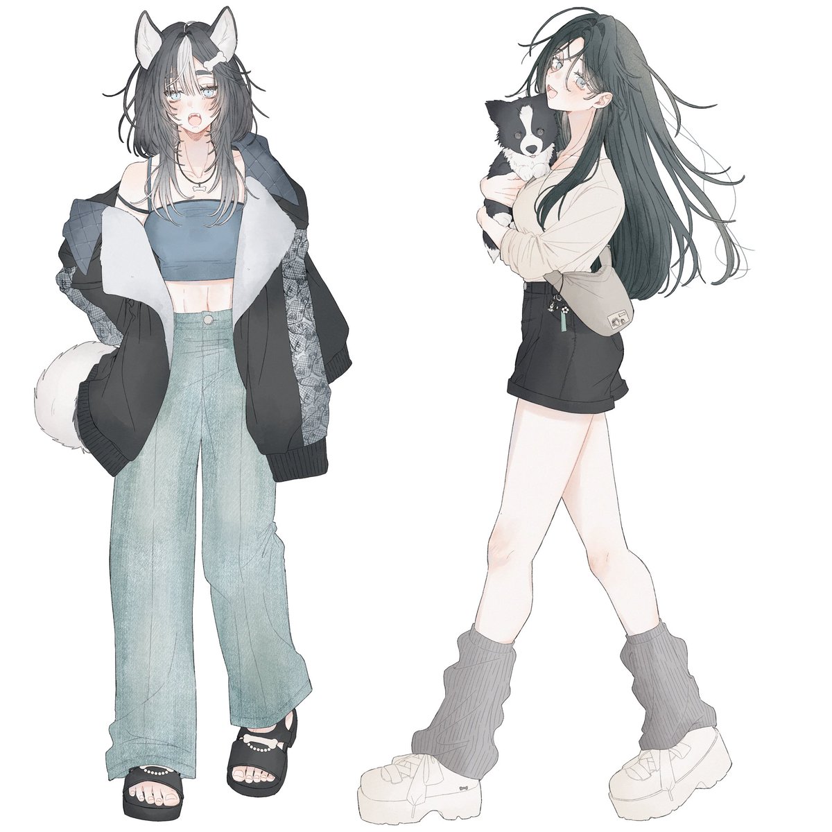 miiainukawaii's tweet photo. 簡易塗りと通常塗り立ち絵(  ˃ ᵕ ˂  )！

こちらでもSkeb受付するので機会がありましたらよろしくお願いします🍓
背景範囲指定なければ最低金額から描けるのでお気軽にリクエストください♡

https://t.co/mQryrhgiDl https://t.co/pVVQqTSeul