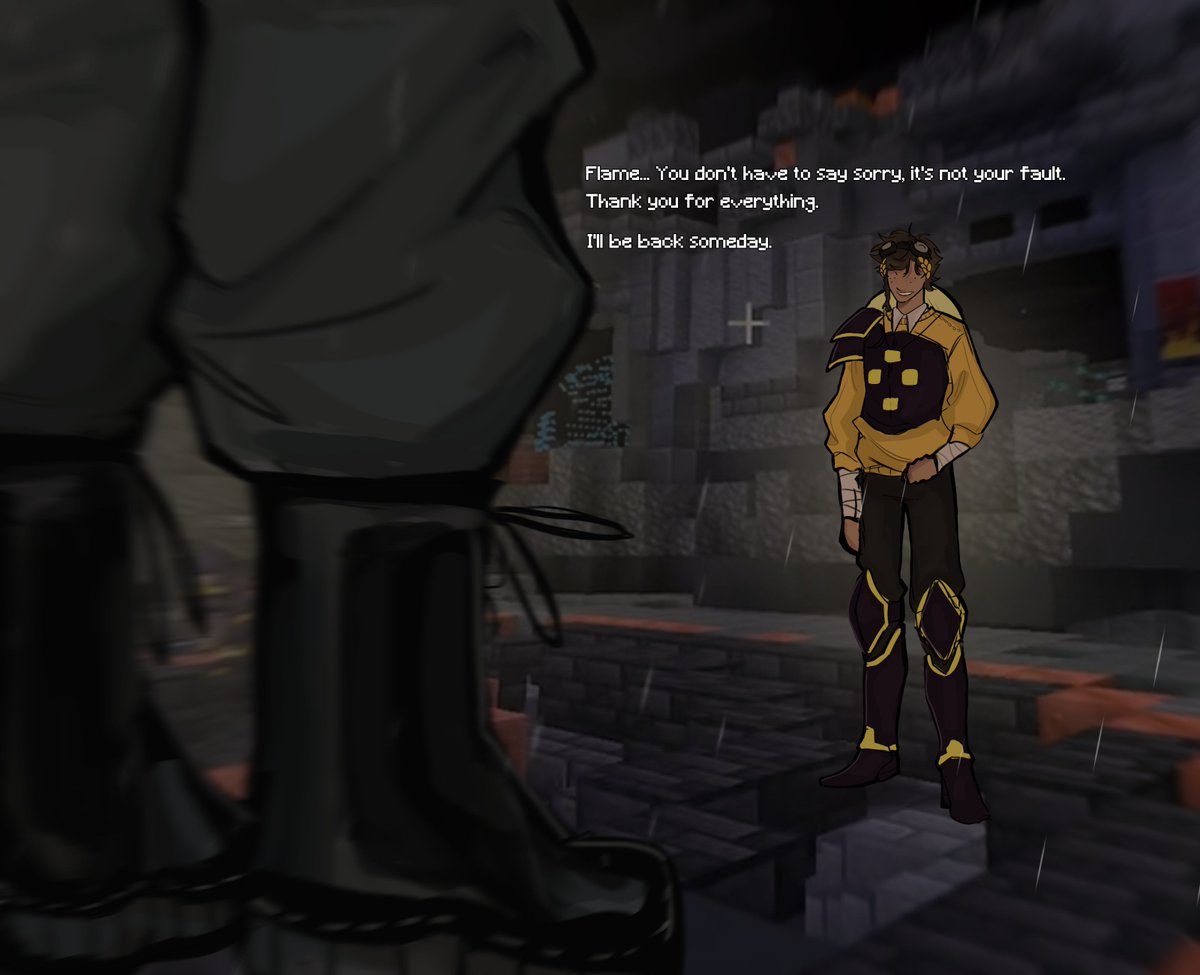 Camijo_022's tweet photo. "I'll be back someday." How about no<<33 Feel free to use this Lomedy fanart for his funeral portrait bcus I have a very bad feeling about this /j #unstable #torchflower https://t.co/miSat4qy8K