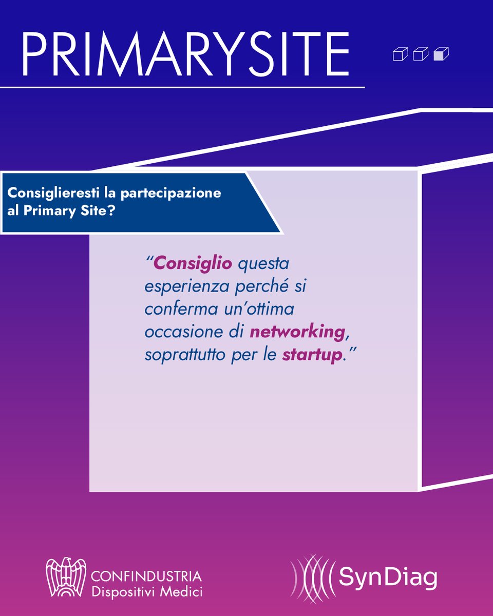 ConfindustriaDM's tweet photo. Antonio Fortunato, Regulatory Affairs & Quality Assurance Specialist di SYNDIAG, condivide la sua esperienza al #PrimarySite.

SynDiag è una startup innovativa e spin-off del Politecnico di Torino che sviluppa soluzioni basate sull’intelligenza artificiale per supportare la diagnosi precoce dei tumori ovarici, con l’obiettivo di contribuire a ridurre il tasso di mortalità e migliorare la qualità di vita delle pazienti. L’azienda ha già avviato la commercializzazione in Italia di OvAi Focus, dispositivo medico di classe I certificato secondo il regolamento MDR, mentre è attualmente in corso il percorso di certificazione MDR per il dispositivo di classe IIa OvAi X.

Scopri di più sul Primary Site: https://t.co/ThqzVB7g7n

#fareimpresainsieme #openinnovation