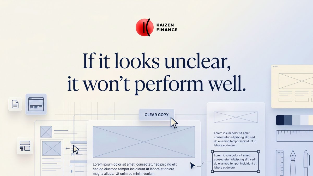 kaizen_finance's tweet photo. If it looks unclear, it won’t perform well

Kaizen helps projects improve communication through:

→ Whitepapers &amp; one-pagers
→ Marketing copy
→ UX/UI reviews
→ Branding &amp; design audits

Build trust with content and design that users understand.

👉 https://t.co/mvyRglIqtj https://t.co/qpGLoxUPsK