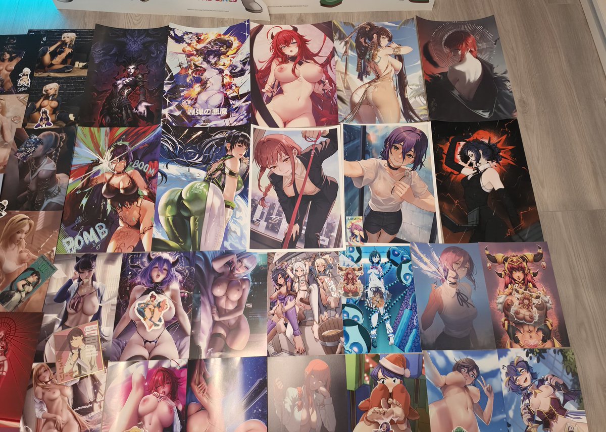 Nogra3012's tweet photo. Mein #Dokomi2026 Haul 🥹 Es ist schon ein wenig was zusammengekommen hehe 😅 Ziemlich viele Prints dieses Jahr ❤️

Freue mich zudem riesig darüber das es so viel von Chainsaw Man gab 🥰🙏

1/3 ⬇️ https://t.co/sMThexl1uX