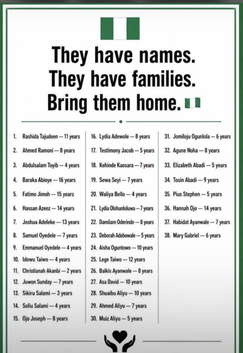 bestieverhad501's tweet photo. A classroom should be a place of learning, laughter, and dreams not fear.
Every child deserves the freedom to learn in safety. Every teacher deserves the opportunity to educate without worrying about their lives.
The heartbreaking stories of kidnapped children and teachers reminds us that behind every headline are families waiting, praying, and hoping for the safe return of their loved ones.
God have mercy…. 
Pls and pls let’s continue to speak up.🙏 
while we hope, pray and wait for a positive outcome from this present situation PLEASE GET YOUR PVC! 🙏🙏🙏