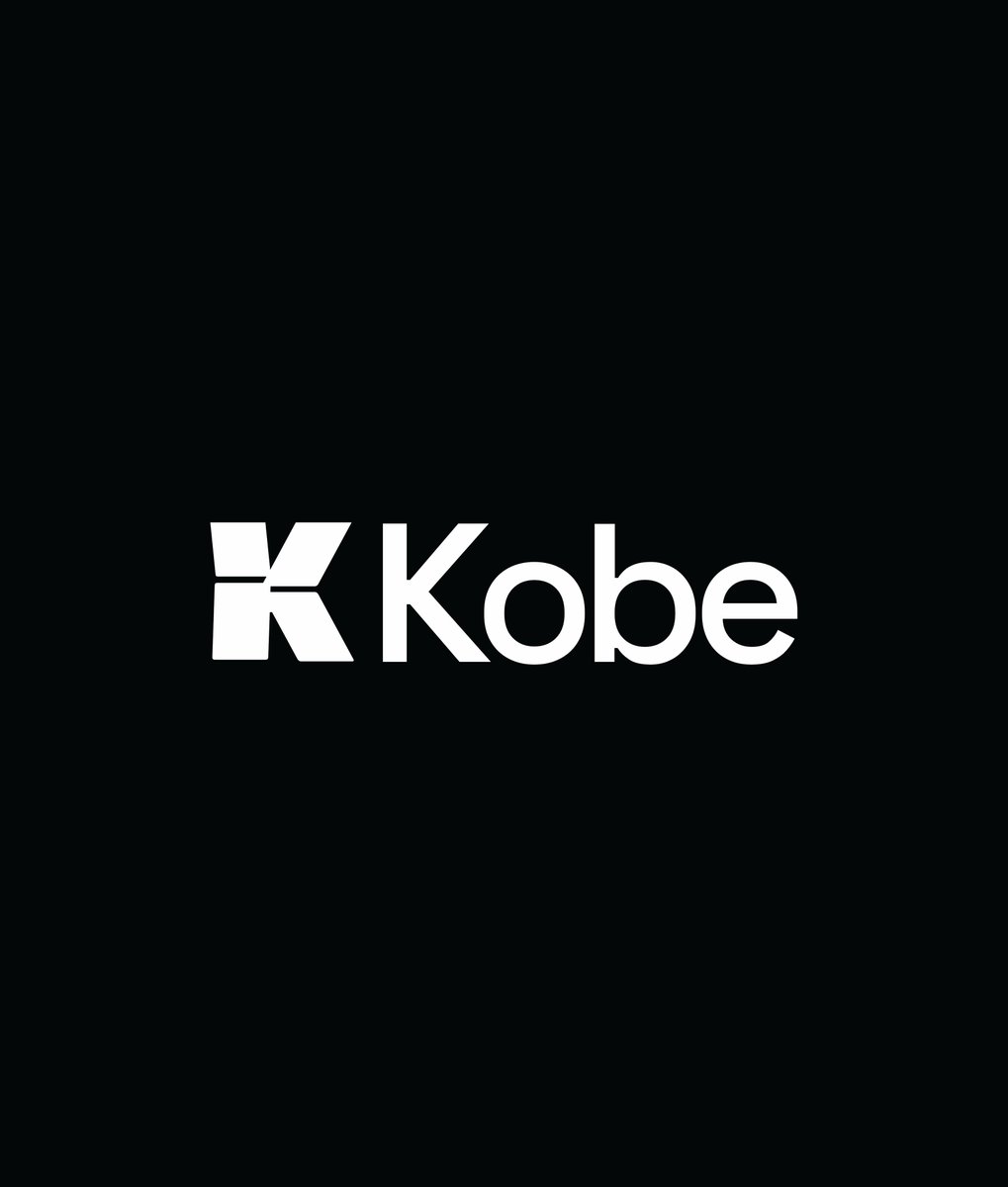 heycreadify's tweet photo. Kobe logo &amp;brand identity 

2026 https://t.co/ZPdQo4NQOk