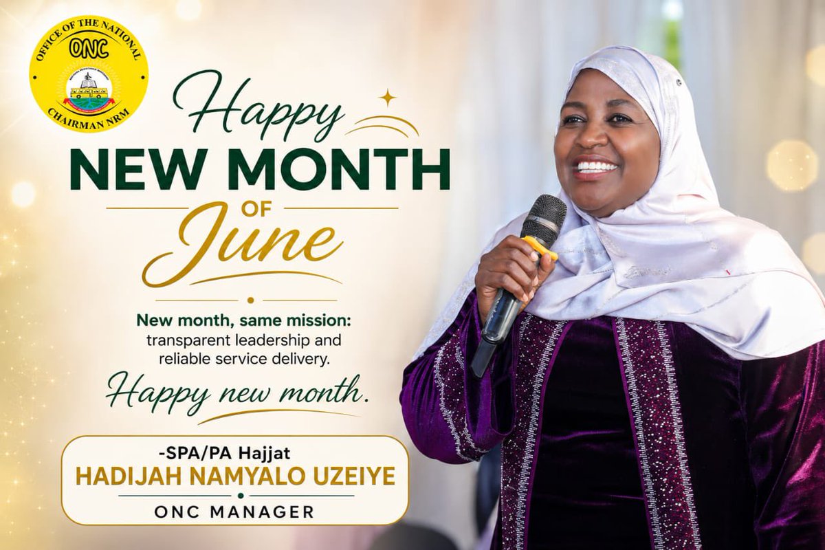 HawahSarah256's tweet photo. 🌟 Happy New Month, Bazzukulu of H.E. @KagutaMuseveni! @ChiefMuzzukulu 

May this new month bring abundant blessings, growth, favor, and opportunities beyond expectations. Wishing you success, joy, and testimonies in all you do. 🙏✨

#HappyNewMonth #Bazzukulu #Oncupdates https://t.co/ojq1cmnQpl
