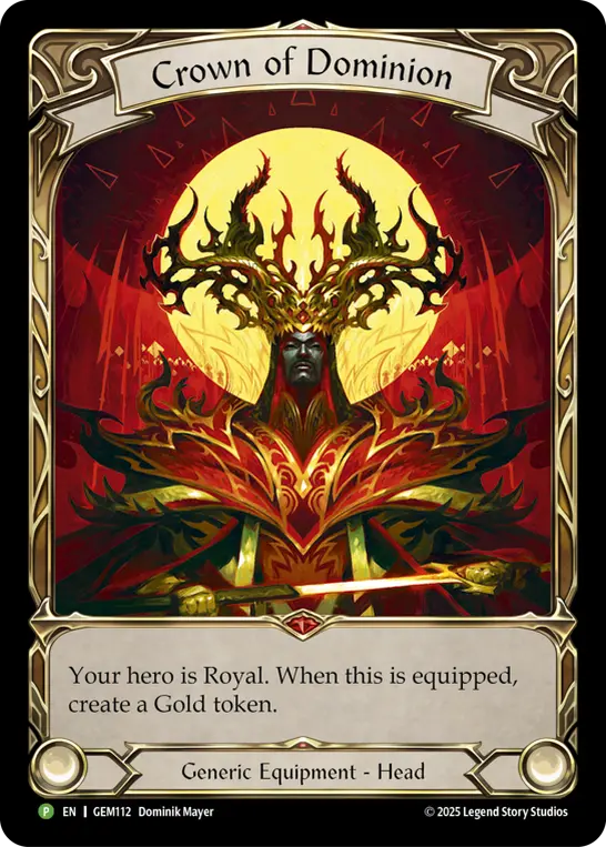 本日のCC Armoryの参加賞は「GEMPACK4」です‼️ Crown of Dominionを