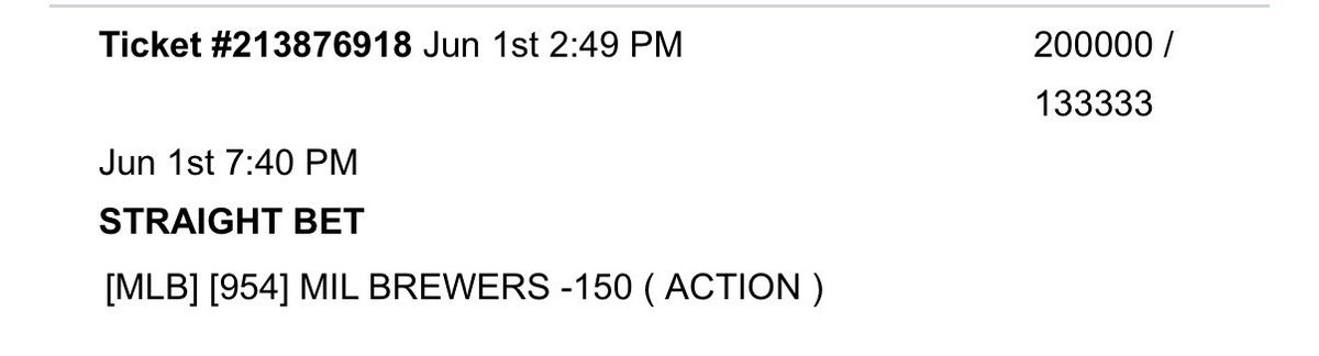 BluePrintBets1's tweet photo. 50 likes❤️for absolute lock again!

Get in now 917-383-3801

🚨10 straight winning days in a row🚨

Yes we’re still in lab at 4 in the morning 

Group members yesterday:
4-1
+22 units 
Rangers ml 200k➡️366k✅
Mariners ml 200k➡️353k✅
Angels -1.5❌60k
Brewers ml 200k➡️333k✅ https://t.co/XEMVa7CVYe