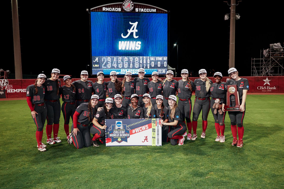 UA_Athletics's tweet photo. Fully Known, Fully Loved

Thank you to Team 30 for an unforgettable season and thank you to the people who helped make it special. The best is yet to come!

#RollTide | @AlabamaSB https://t.co/I3BH2KCDgb