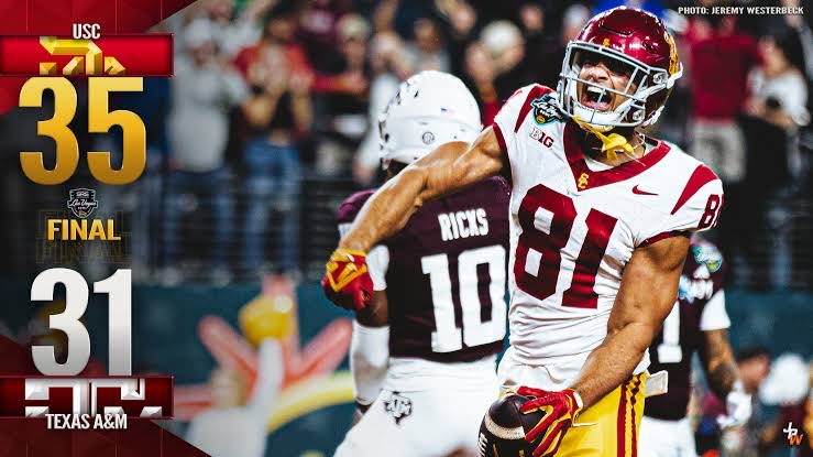 SSN_USC's tweet photo. Texas A&amp;M hates to see USC coming ✌️✌️ https://t.co/IYiYYBhwHY