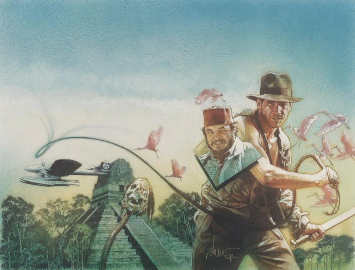 theindyuniverse's tweet photo. #IndianaJones and the Philsopher's Stone https://t.co/3HsqZlqsFZ