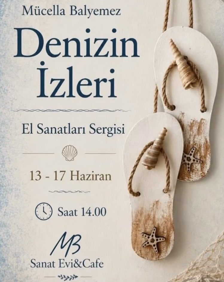 Mucellabalyemez's tweet photo. Denizin İzleri 13 Haziran saat 14.00  de Denizi seven tüm dostlarını bekliyor⚓️🛟💙🩵 https://t.co/asqhJZFt0I