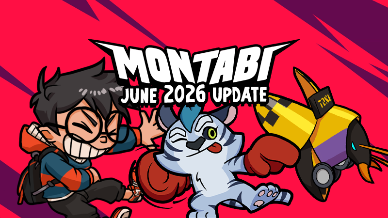 PlayMontabi's tweet photo. 💥Montabi Devlog - June 2026💥
Thanks for joining the May playtest! We’ve been hard at work addressing your feedback, which includes balancing, QoL, new content, and more.

Also get ready for HUGE announcements and updates in June! https://t.co/G7IA98TYvs