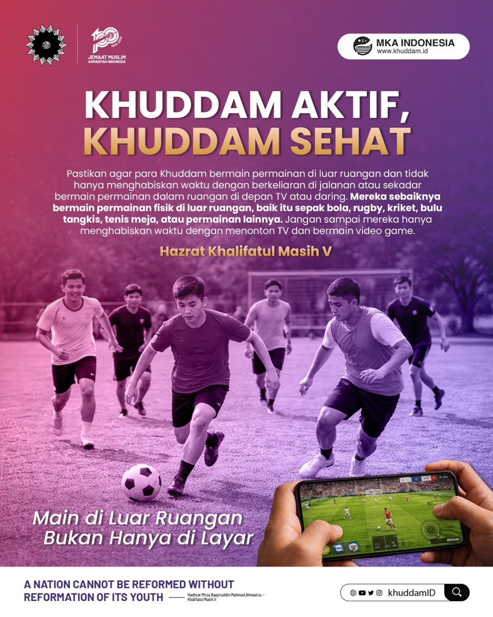 khuddamID's tweet photo. 𝑨 𝑺𝒕𝒓𝒐𝒏𝒈 𝑩𝒆𝒍𝒊𝒆𝒗𝒆𝒓 𝑰𝒔 𝑩𝒆𝒕𝒕𝒆𝒓 𝑻𝒉𝒂𝒏 𝑨 𝑾𝒆𝒂𝒌 𝑶𝒏𝒆.😍🤲👑

 Ayo siapkan dirimu untuk mengikuti Ijtima Nasional 2026! 

#infokhuddam #kabarkhuddam #infosehatjasmani #sosialMKAI #MKAI https://t.co/bk4U1HDy3F