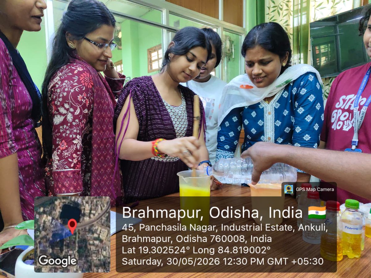 FFDCKannauj's tweet photo. @FFDCKannauj Extn. Unit Berhampur successfully organized the 4th Batch Internship Prog. for UG students of Science College Autonomous, Hinjilicut, Ganjam from 18.5.26 to 1.6.26 coordinated by Shri V.V. Rama Rao, Incharge, FFDC Extn. Unit Berhampur. Total 8 participants #myMSME https://t.co/QA98LkQFlU
