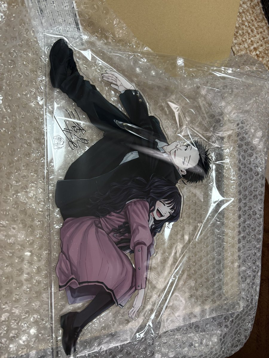 薫る花は凛と咲く 22巻アニメイト特典のビッグアクリルスタンドが届き