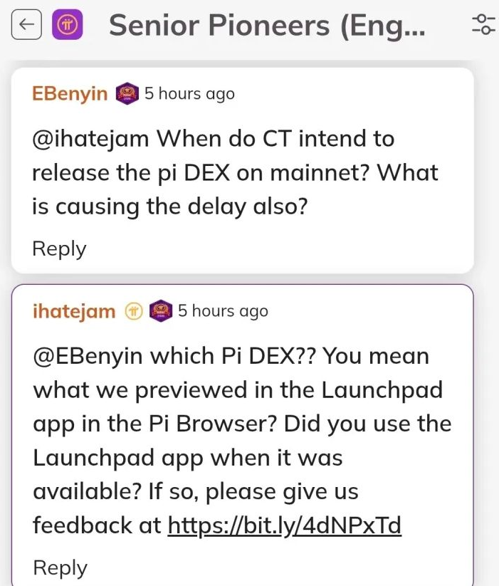 Crypotcoinpi's tweet photo. "Pi DEX," therefore, what we should focus on and pay attention to is the Pi Launchpad (as clearly stated by the conversation among senior Pioneers). 

Regarding each person's information, this is the actual structure and operation of our system:

Pi Launchpad – This is our launchpad or main stage. This is where the true mainnet phase of our Pi ecosystem will really begin, enabling real utilities, dApps, and the use of our digital currency.