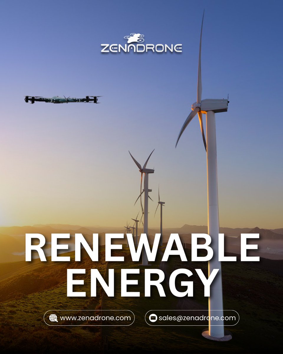 ZenadroneInc's tweet photo. Modern drones deliver reliable aerial data that supports cleaner & smarter energy operations. Enhance operational efficiency with renewable energy drone services.
#ZenaDrone #ZenaTech #DroneTechnology #RenewableEnergyDroneInspections #DronesForEnergyIndustry #SolarPoweredDrones https://t.co/m17HwCqQrQ