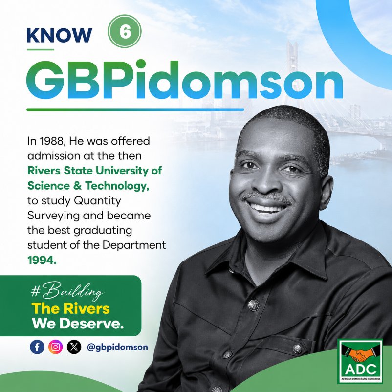 Sir Gabriel Baritulem Pidomson, PhD., FNIM, FNIQS tweet media