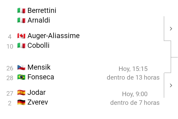 TenisATP12's tweet photo. Resultados de 8vos y horarios de 4tos de final en #RolandGarros (Hora ARG🇦🇷): https://t.co/yKUdlVhMWc