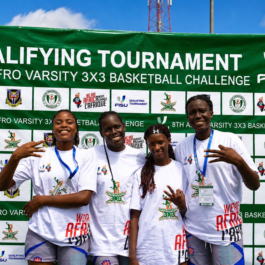 ucu_sports's tweet photo. 🏆 CHAMPIONS!

UCU Lady Canons retained the FASU Afro Varsity 3×3 title.

FINAL:
UCU 21-15 USIU-Africa

The victory in Ibadan, Nigeria, secures qualification to the 2026 FISU 3×3 World Cup in Macau, China.

Men’s Third-Place Playoff:
UCU 13-21 USIU-Africa

#UCUSports #FASU3x3 https://t.co/UGNv0OciA2