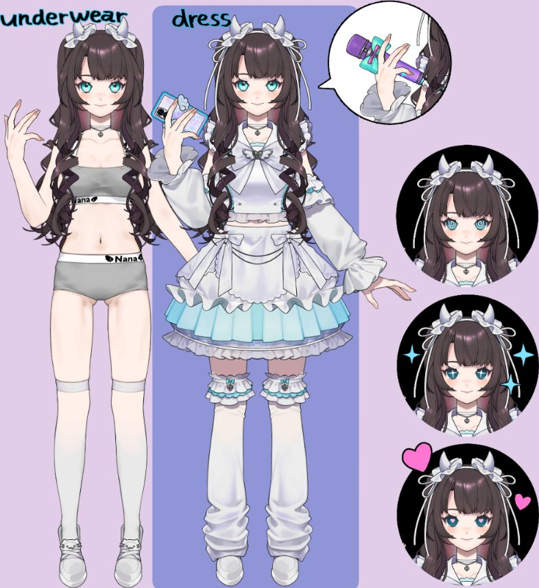 HAPPYVIRUZZNANA's tweet photo. ʚɞ sending a smile to your heart 💌💕ʚɞ

《 Reference》 
ʚHeight 5’1” 
ʚB/W/H: 30/24/38 
ʚBirthday: 12/5 
ʚImage Color: Periwinkle 🔷

《Tags》 
ʚGeneral: #nanaviruzz
ʚLive: #yappyviruzz
ʚArt: #Paintzilya
ʚOshikatsu: #happiviruzz
ʚFan Name: Nanamos 
--
ママ:@yrhruaa https://t.co/rPb0cIKKxE