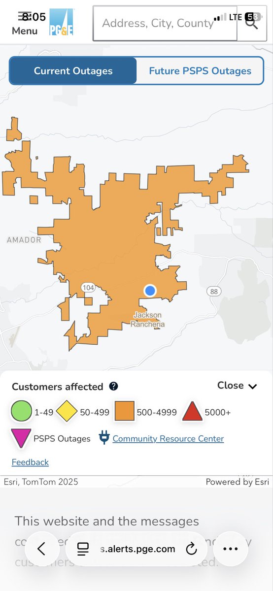 nickfinarelli's tweet photo. @PGE4Me same area four times now in the last few weeks with no wind or bad weather.  There has to be a faulty piece of equipment that keeps going out.  #pge https://t.co/bNxo8iZsq4