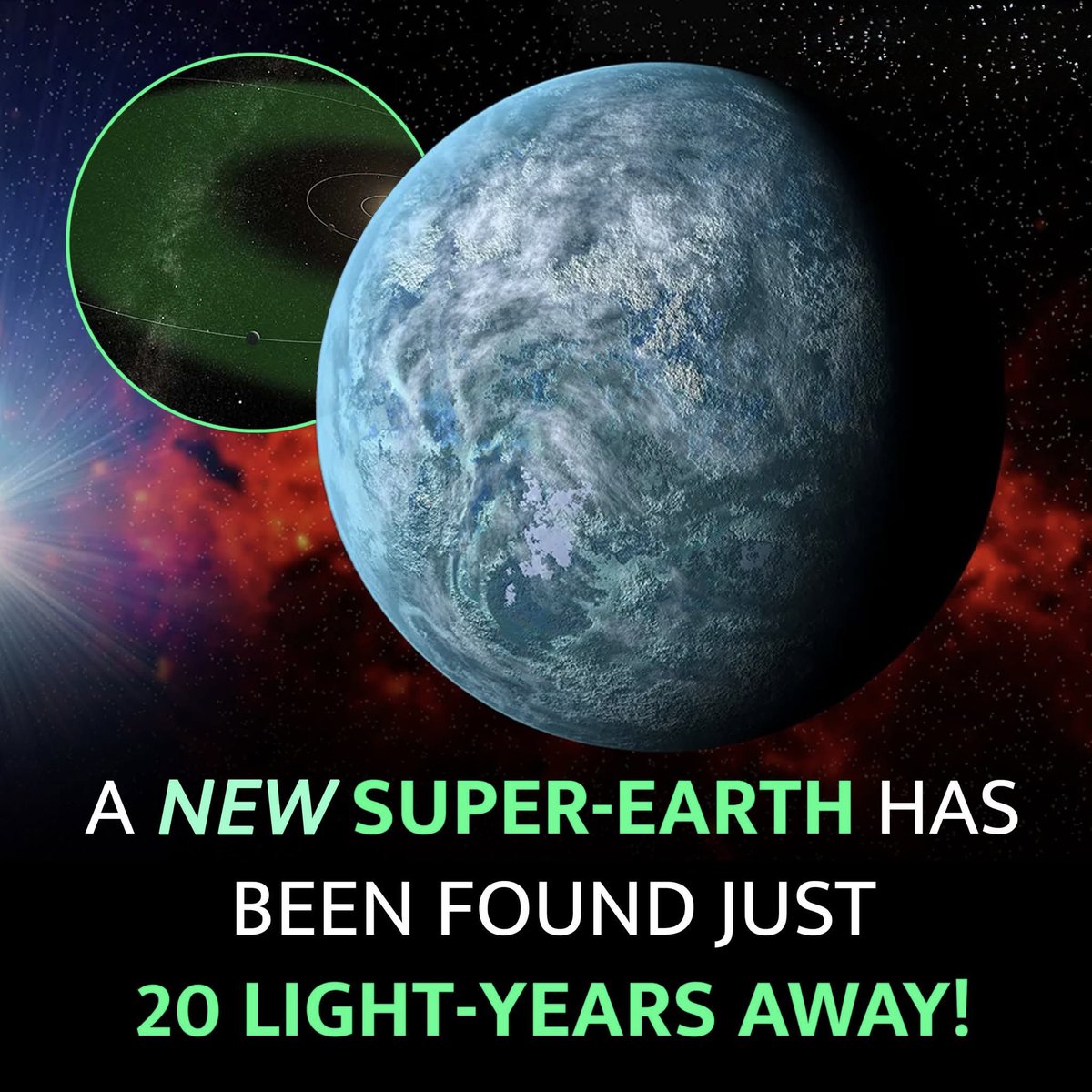 An international team has confirmed the discovery of a super-Earth