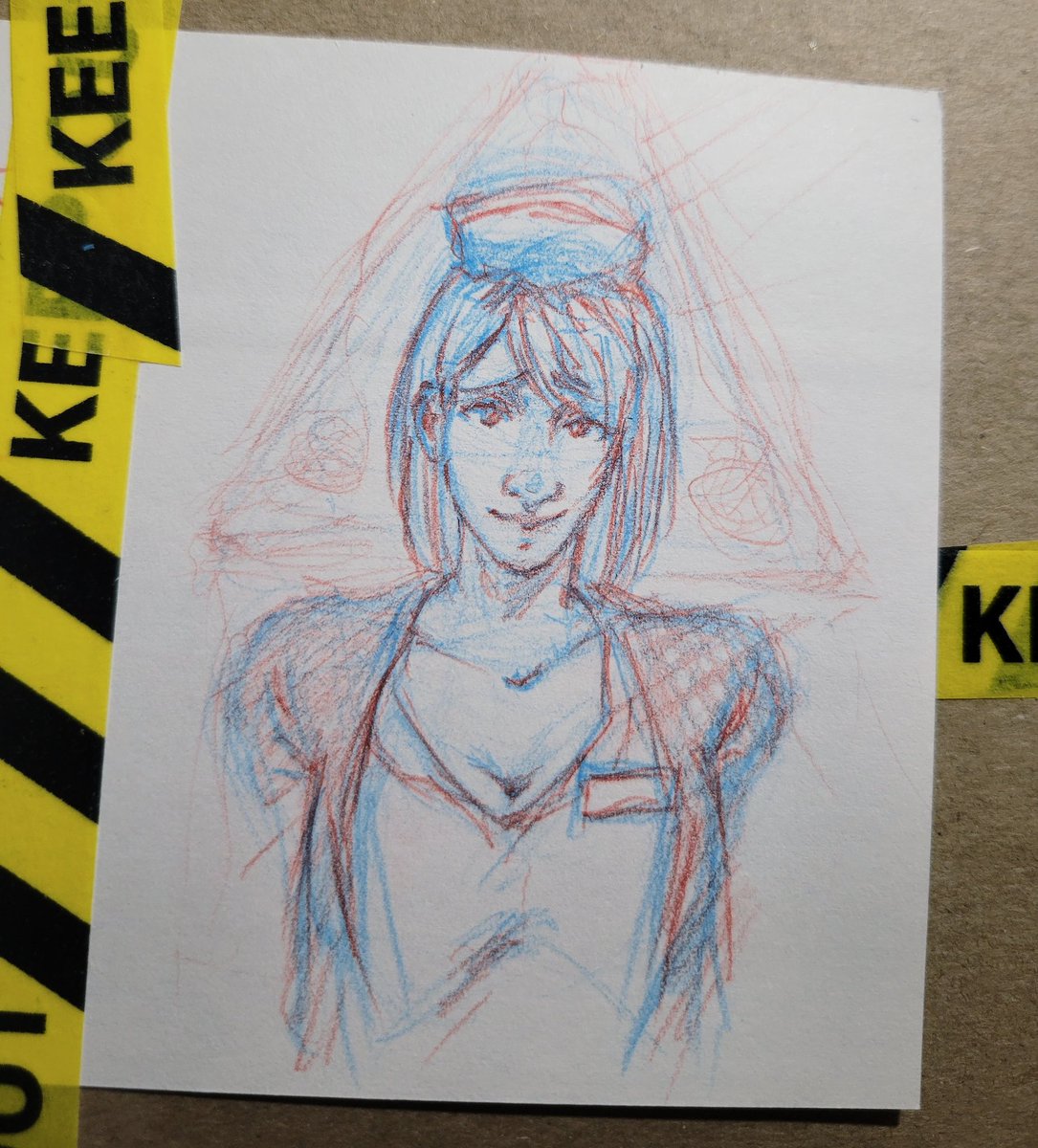 SpaceKidsRiot's tweet photo. I don't think I posted these? Sold some old games and included sketches for fun

#silenthill #fatalframe #smt https://t.co/HSDZaLiYaG