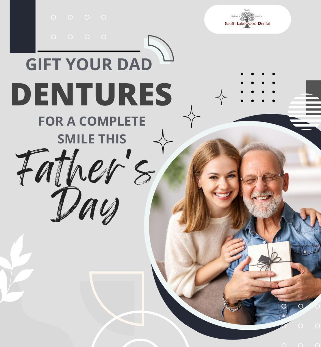 DrHScottStewart's tweet photo. Looking for a Father's Day gift? Dentures are a removable solution that can help replace your dad's missing teeth, and there are several types available depending on his needs.
#dentures #fathersdaygiftideas #dentalcare #lakewood #colarado #southlakewooddental https://t.co/FYFExWp0KK