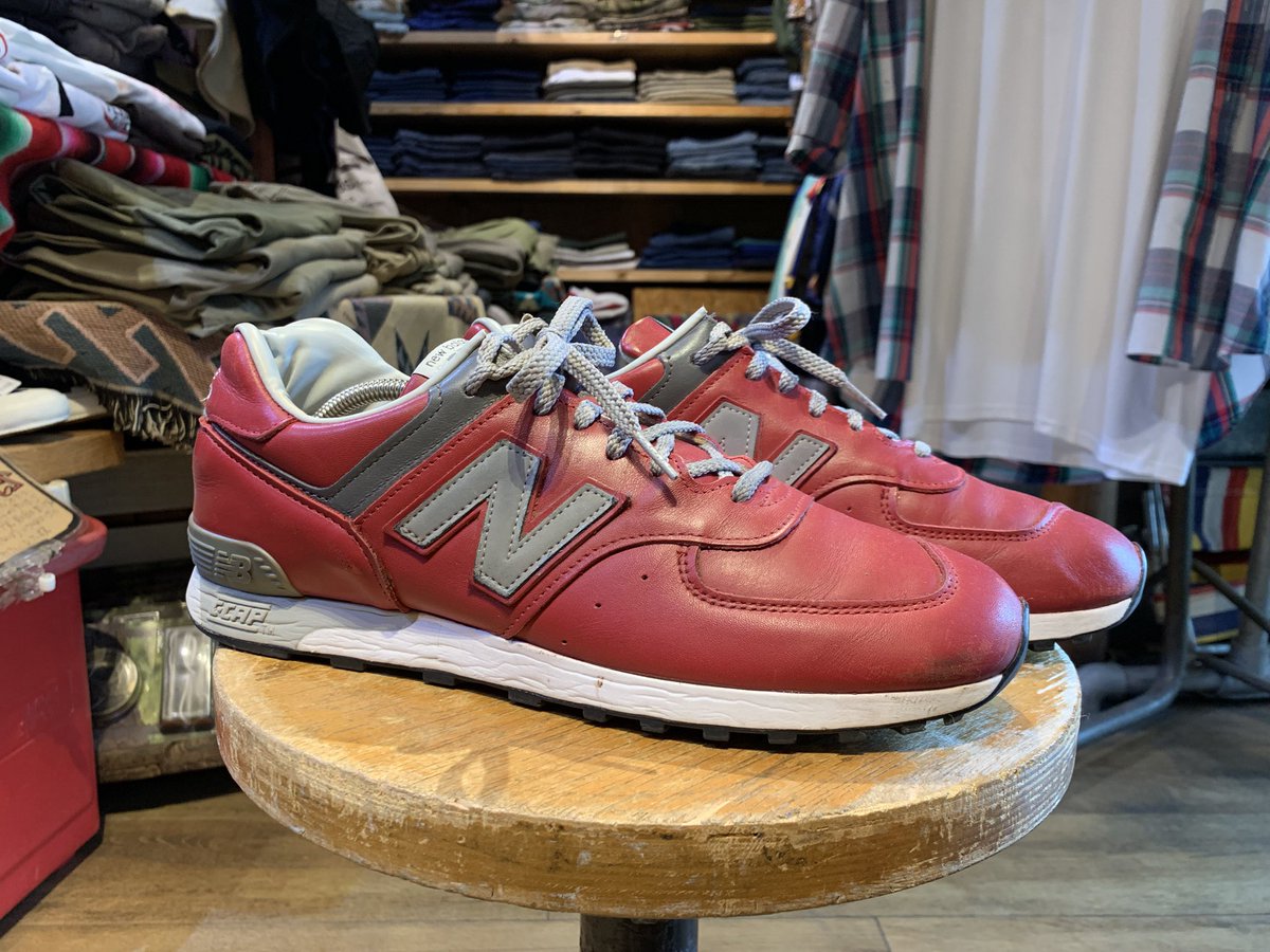 USED new balance 576 Leather Shoes Made In England