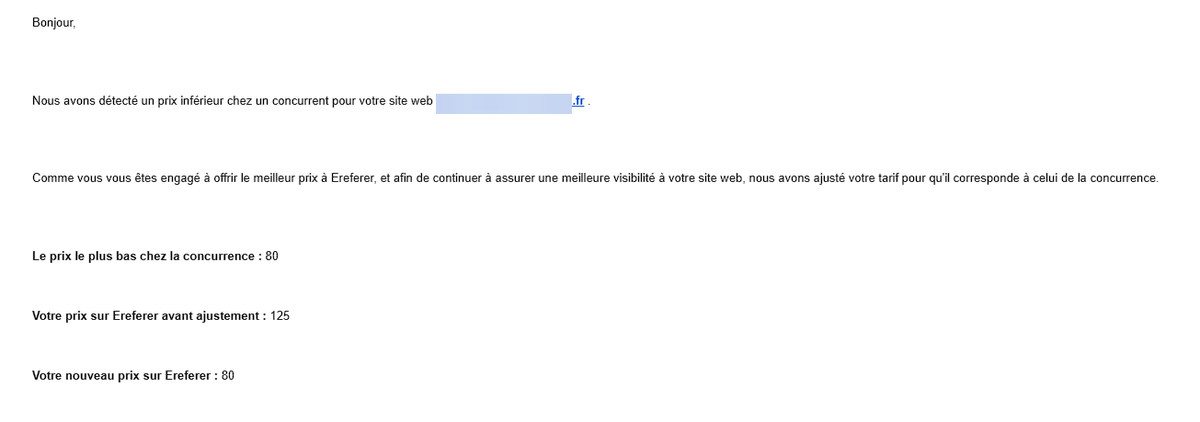 martinturcotte_'s tweet photo. Really ??? C'est du grand n'importe quoi .@Ereferer_com 

Vous devriez plutôt vous occuper à regler UN DES SOUCIS que bien des sites rencontre sur votre plateforme :

Lorsque nous voulons modifier le prix d'un site. Ce site justement en exemple : je peux seulement le changer de prix pour 20€.... VRAIMENT !?!?! Let me laugh a bit😂