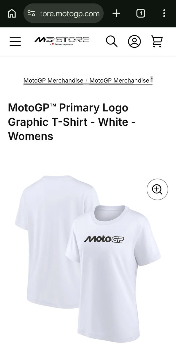 AdamsKateMa's tweet photo. I wish we had more #MotoGP merch. For both men and women. I also wish what we had wasn't totally shit. https://t.co/tnpuNooxQu