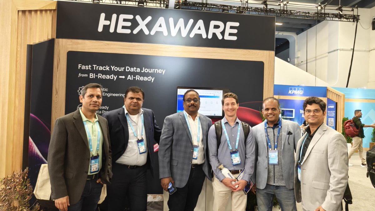 HexawareGlobal's tweet photo. Day 1 at #SnowflakeSummit 2026 was all about turning #AI ambition into execution. From scalable #data platforms to real-world AI adoption—the future is already here. Hexaware is ready to help you lead the change. See us at booth #2419. https://t.co/tmX90yvxv5 https://t.co/h9XXobFA4V
