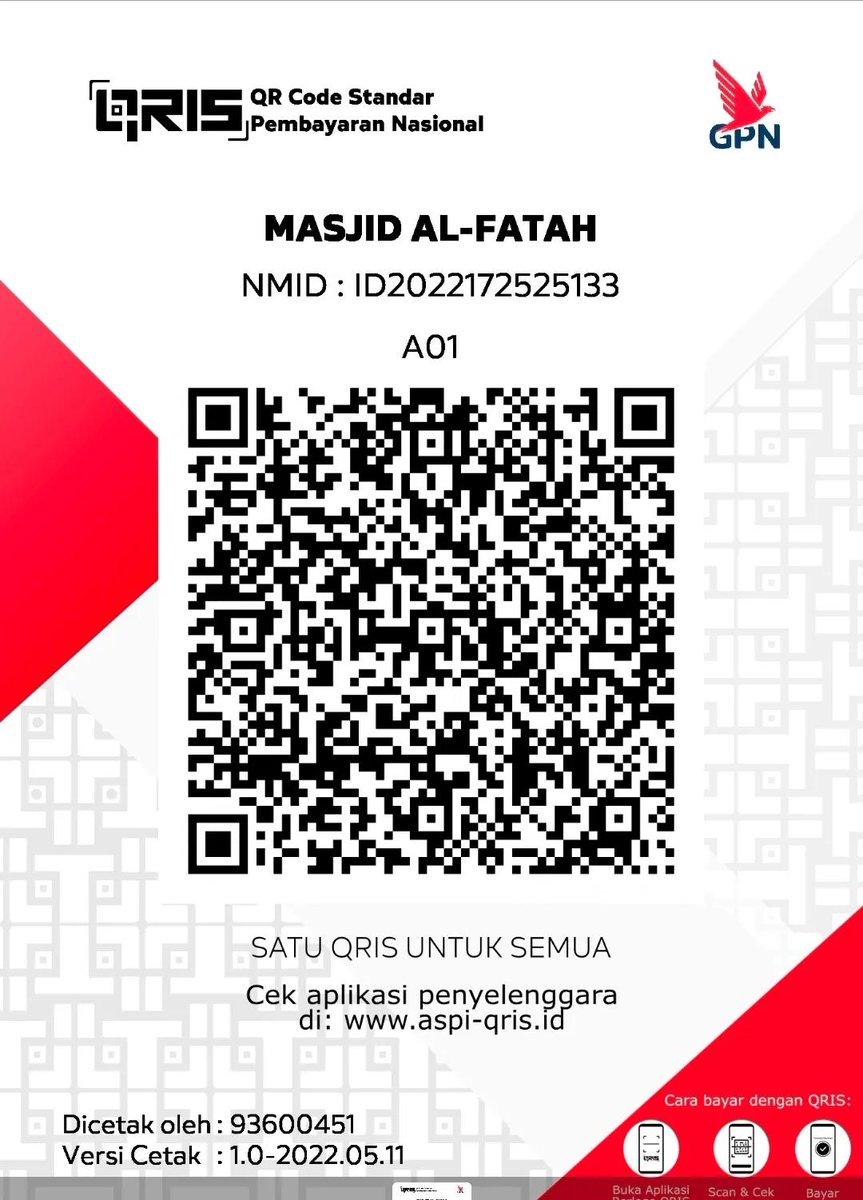 ododanodi's tweet photo. Buat sedekah skrg udah banyak qris masjid!!! Skrg tiap ke masjid selalu fotoin qrisnya😊🤏🏻 sama dari threads juga aku saveee hihi https://t.co/sUMgBvaCHq