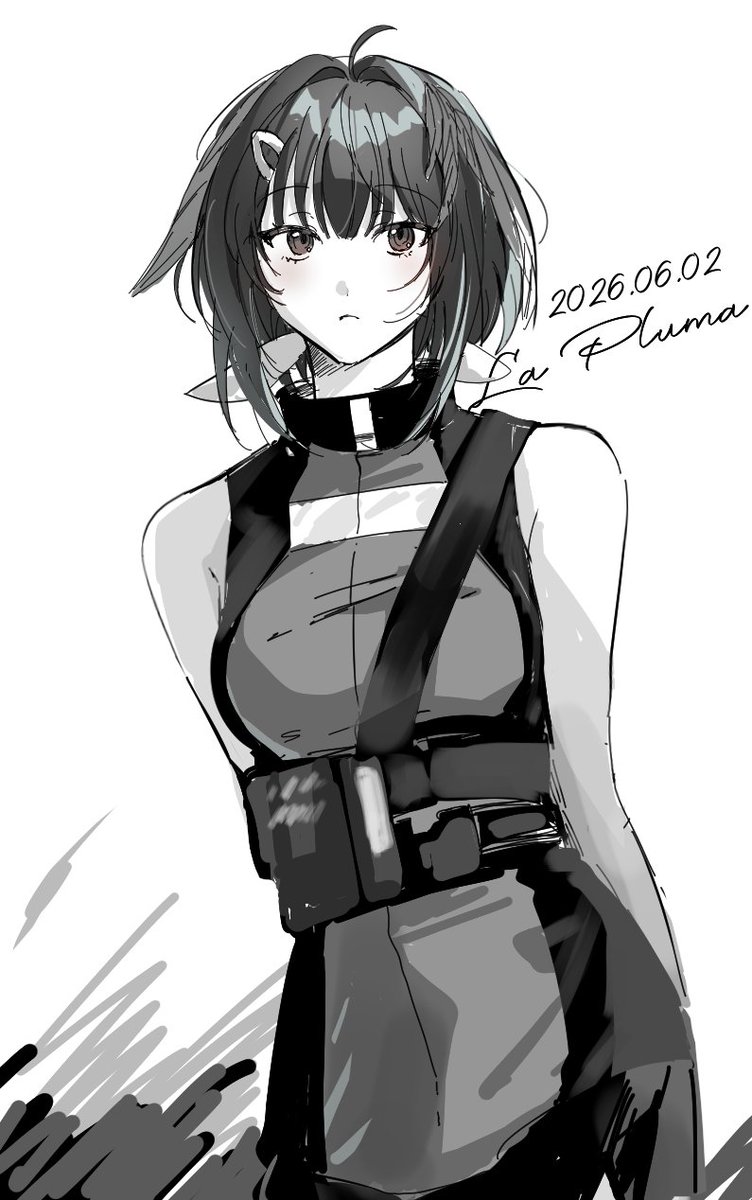 BC__AN's tweet photo. #Aknights #明日方舟 
#ラ・プルマ https://t.co/SN3iTSDoO8