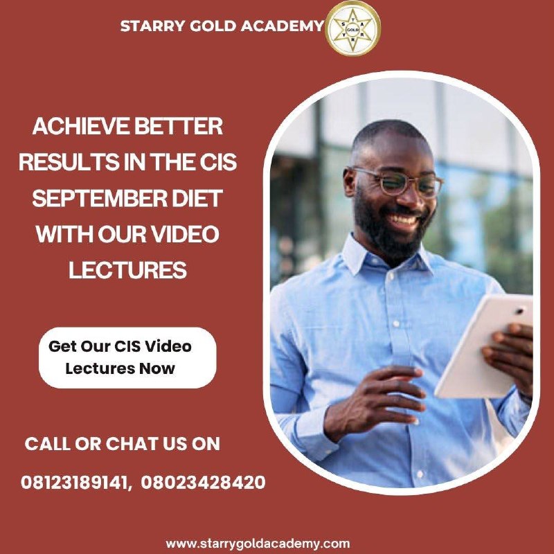 Starry_Gold's tweet photo. ACHIEVE BETTER RESULTS IN THE CIS SEPTEMBER DIET WITH OUR VIDEO LECTURES

Get Our CIS Video Lectures Now:
📞 Call/WhatsApp: 0812 318 9141 / 0802 342 8420

📩 Telegram: https://t.co/af2ivqWa81

🌐 Website: [https://t.co/dS8Cyr69sp] https://t.co/eoI4CgoNJ7